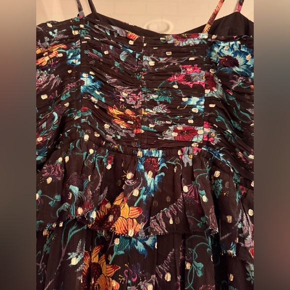 Ulla Johnson Colette ruffled floral-print fil coupé silk-chiffon gown dress - 4 - Picture 8 of 11